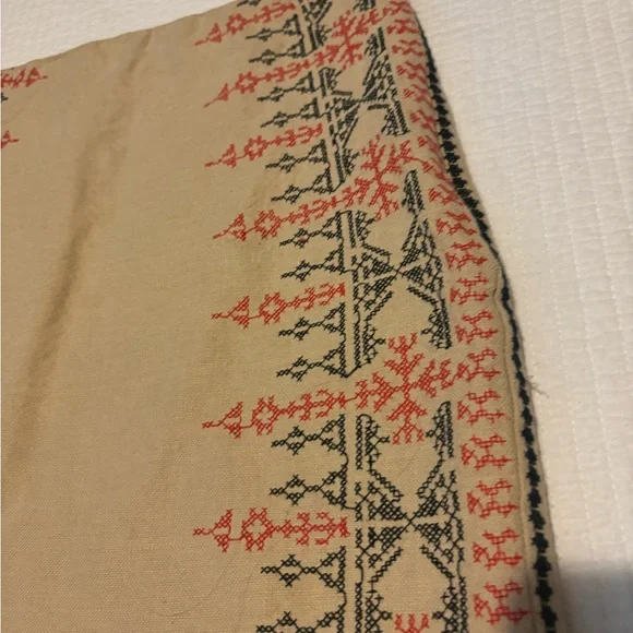 LOFT Tribal Cream Embellished Pencil Skirt Knee-Length Resort Wear - Picture 4 of 7